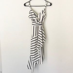 Chelsea 28 high low striped dress